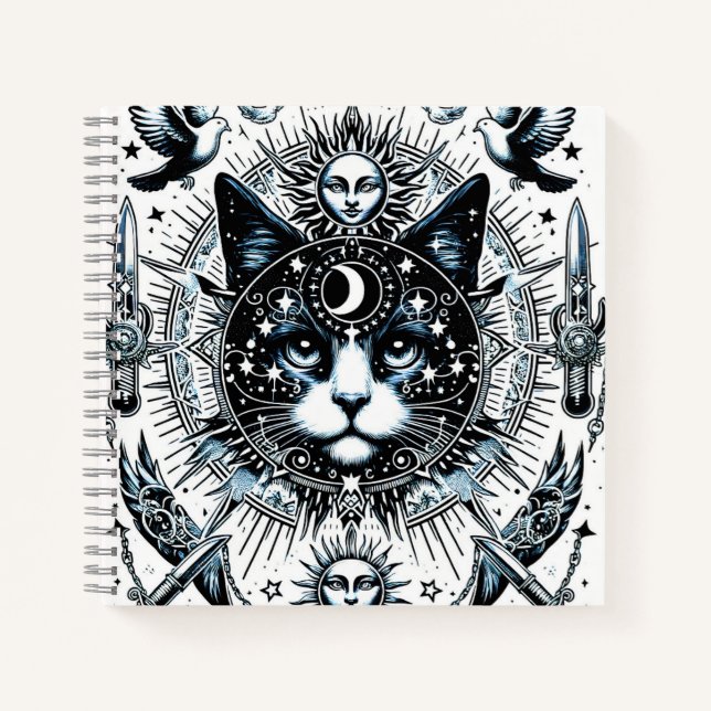"Celestial Guardian" Notebook (Front)
