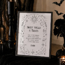 Celestial Halloween Bridal Shower Dessert