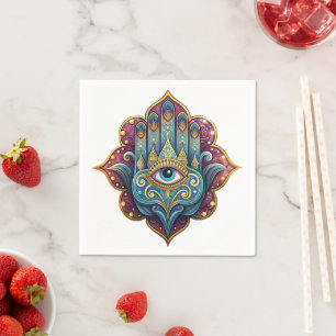 Celestial Hamsa Napkin