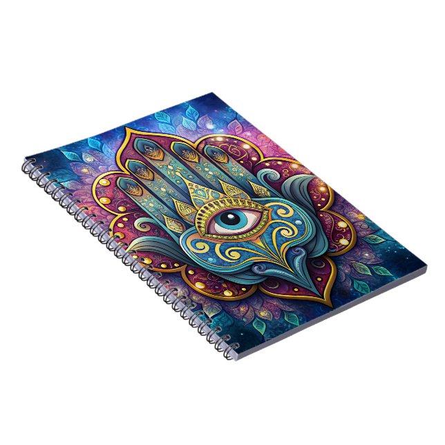 Celestial Hamsa  Notebook (Right Side)