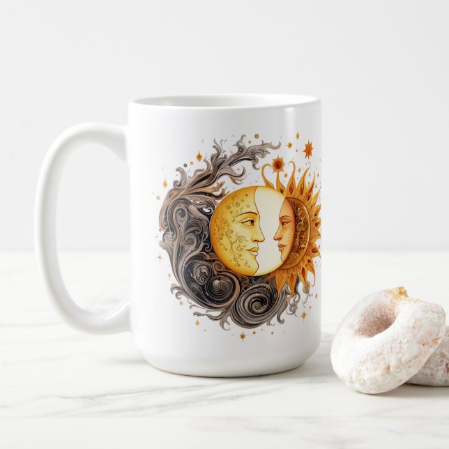 Celestial Harmony Coffee Mug (With Donut)