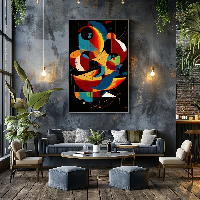 Celestial Harmony – Dynamic Geometric Abstract Poster (Creator Uploaded)