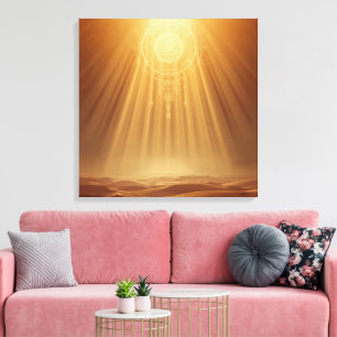 Celestial Harmony Gateway Boho Wall Art Sacred
