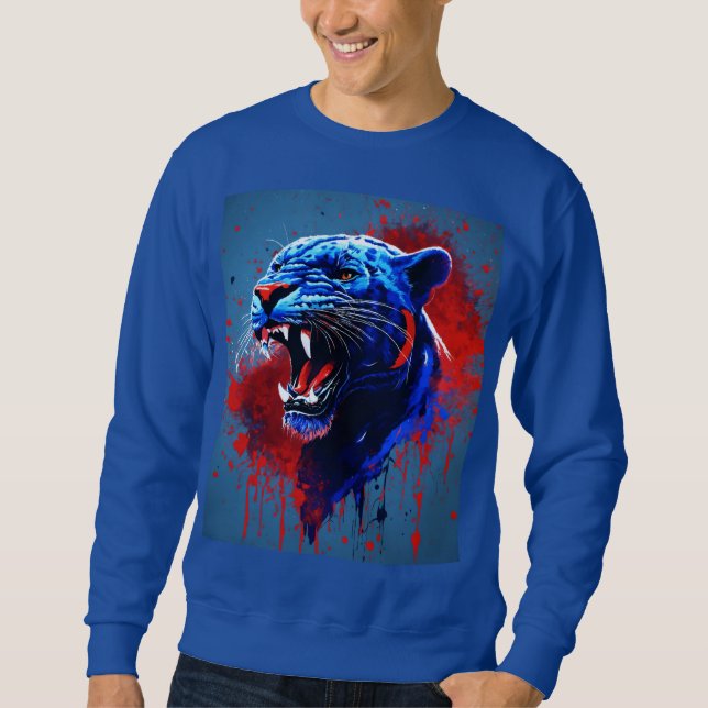 Celestial Harmony: Gravity-Inspired Planet-T-Shirt Sweatshirt (Front)