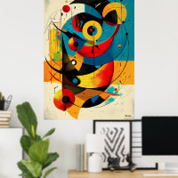 Celestial Harmony – Mid-Century Geometric Flow Wal