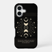 Celestial Harmony: Phases of the Moon iPhone Case