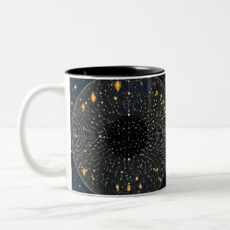 Celestial Harmony Two-Tone Coffee Mug