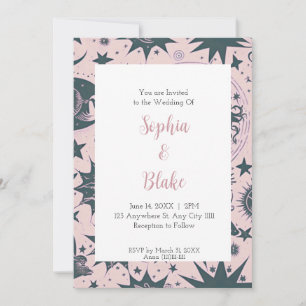 Celestial Harmony Wedding Invitation