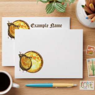 Celestial Harp of the Golden Moon. Envelope