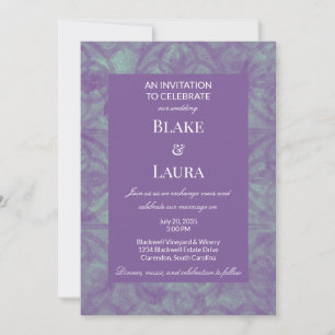 Celestial Haze Summer Bright Batik Custom Invitation
