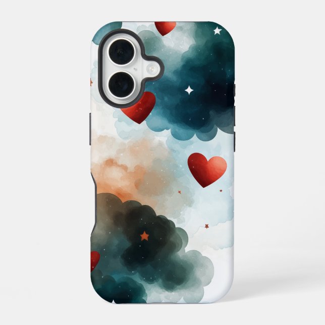 Celestial Heart Drift - Anime Aesthetic Phone Case (Back)