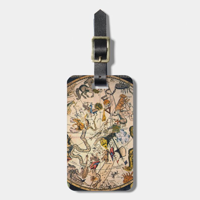 Celestial Hemisphere, 1790 Luggage Tag (Front Vertical)