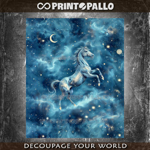Celestial horse in Space Tissue Paper
