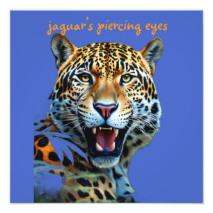 Celestial Jaguar of the Enchanted Forest Photo Print
