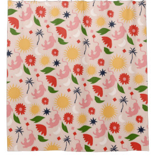 Celestial Jungle Shower Curtain
