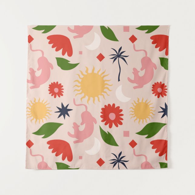 Celestial Jungle Tapestry (Front)