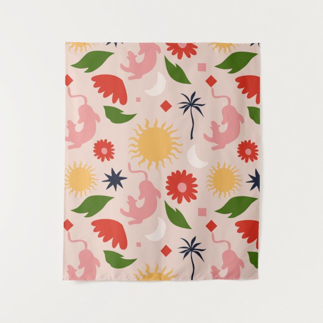 Celestial Jungle Tapestry (Front)