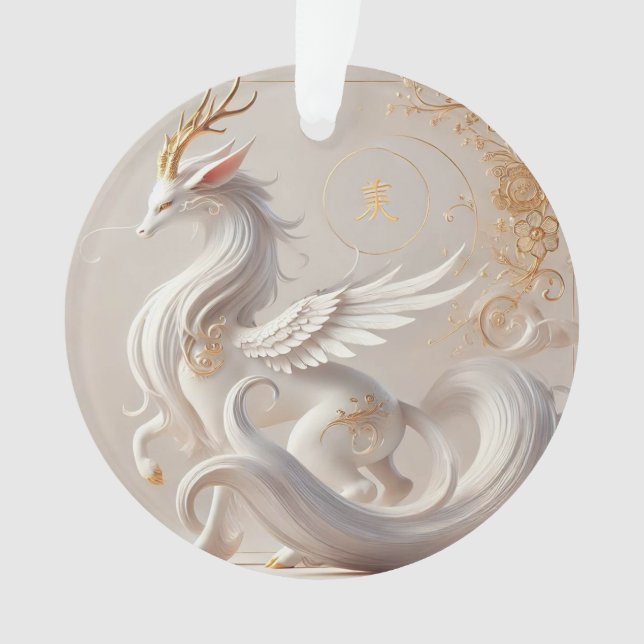 Celestial Kirin Fantasy Collection Ornament (Front)