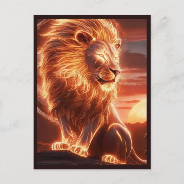 Celestial Lion Postcard (Front)