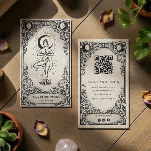 Celestial Lotus Yoga Instructor  Business Card