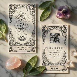 Celestial Lotus Yoga Instructor Business Card