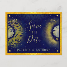 Celestial Love Save the Date Postcard