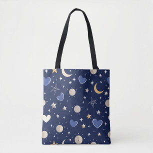 Celestial Love Story Tote Bag