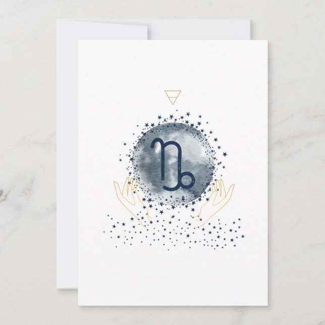 Celestial Magic - Capricorn Thank You Card (Front)