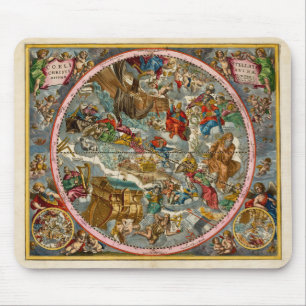 Celestial Map Antique I Mouse Mat