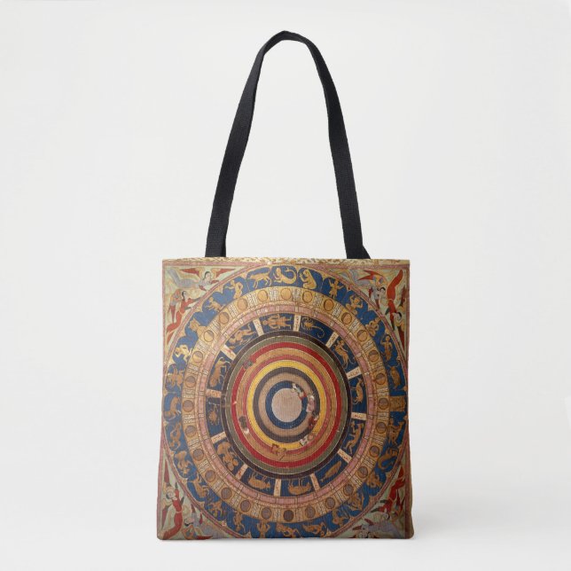 Celestial map, from 'Zubdet ut Teverih' by Tote Bag (Front)
