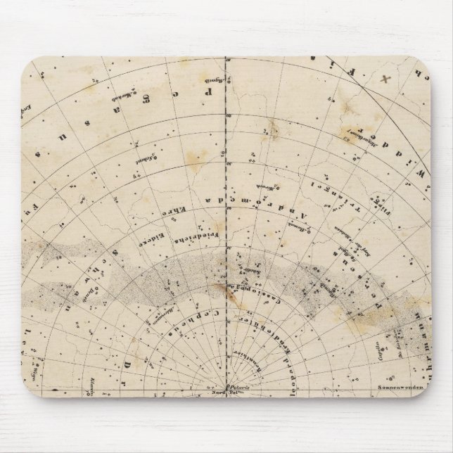 Celestial map mouse mat (Front)