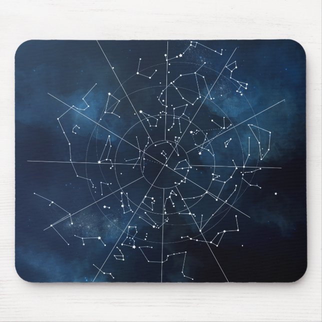 Celestial Map Mouse Mat (Front)