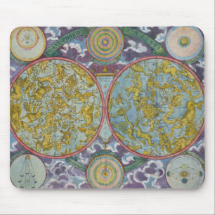 Celestial Map of the Planets Mouse Mat