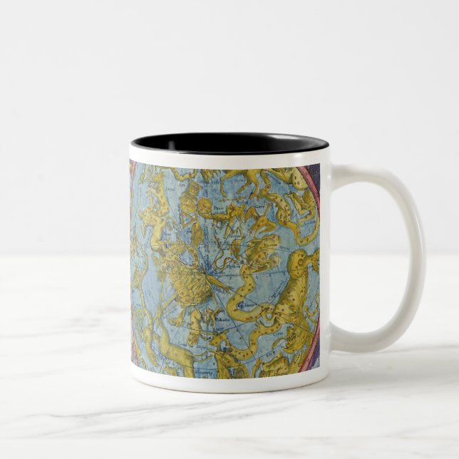 Celestial Map of the Planets Two-Tone Coffee Mug (Right)