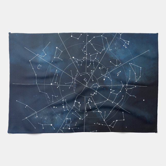 Celestial Map Tea Towel (Horizontal)