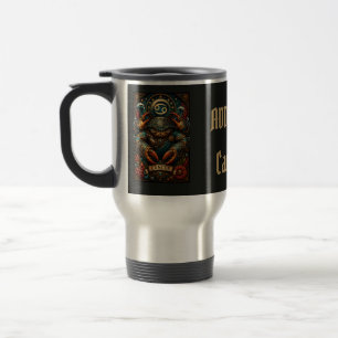Celestial Masculine Zodiac Cancer design Travel Mug