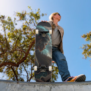 Celestial Melodies" Skateboard Deck