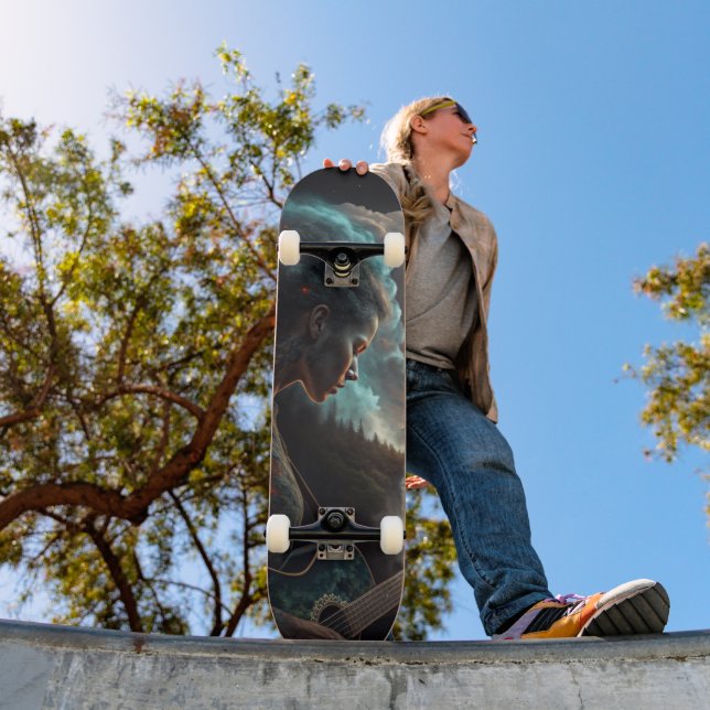 Celestial Melodies" Skateboard Deck (Outdoor 1)