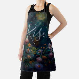 Celestial Midnight Garden Dreamscape, Rise Apron