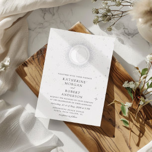 Celestial Midnight Stars Moon Wedding