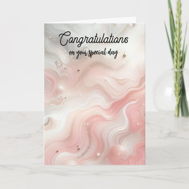 Celestial Milky Way Congratulations Card (Front)