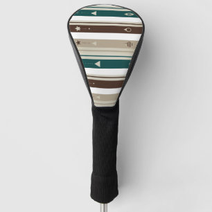 Celestial Modern Triple Stripe Golf Driver Cover