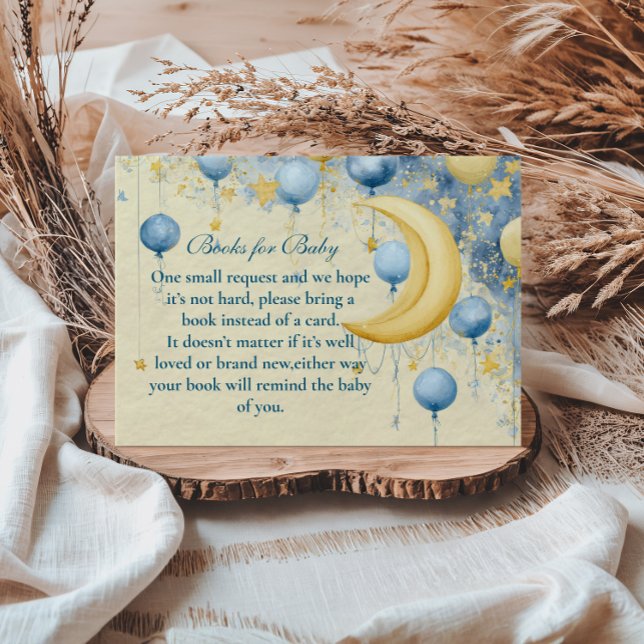 Celestial Moon and Stars Books for Baby  Enclosure Card (Creator Uploaded)