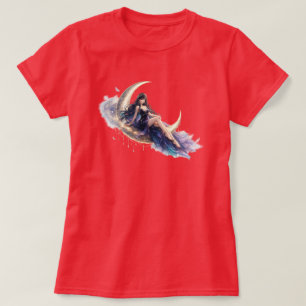 Celestial Moon Goddess Women's T-Shirt   Fantasy A