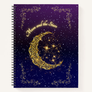 Celestial Moon Journal and Notebook