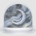 Celestial Moon Magical Gift Luxembourg Whimsical Snowglobe<br><div class="desc">Bring a piece of Luxembourg’s quiet magic into your hands with this dreamy double-sided snow globe. One side features a serene moonlit sky, while the other offers a personal message: “To [Name], With Love from Luxembourg.” A perfect gift for long-distance connections, Luxembourg lovers, or anyone who finds comfort in the...</div>