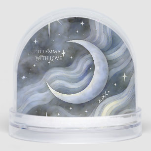 Celestial Moon Magical Gift Luxembourg Whimsical Snowglobe