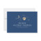 Celestial Moon Navy Blue Save the Date