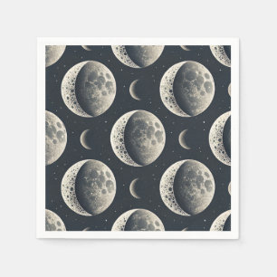 Celestial Moon Phase (1) Napkin
