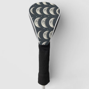 Celestial Moon Phase (3) Golf Head Cover